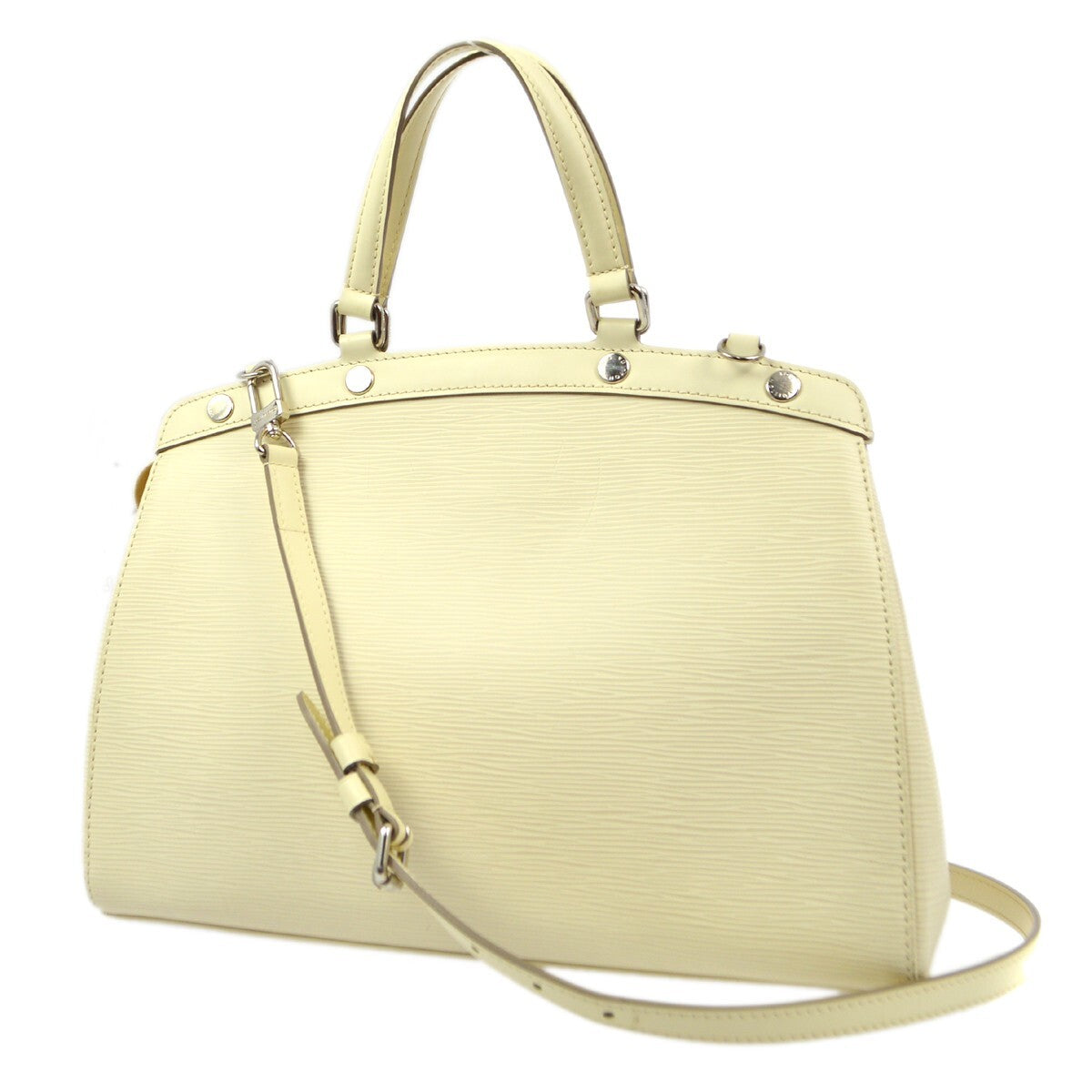 Louis Vuitton Brea Handbag Epi Leather Beige Leather Handbag