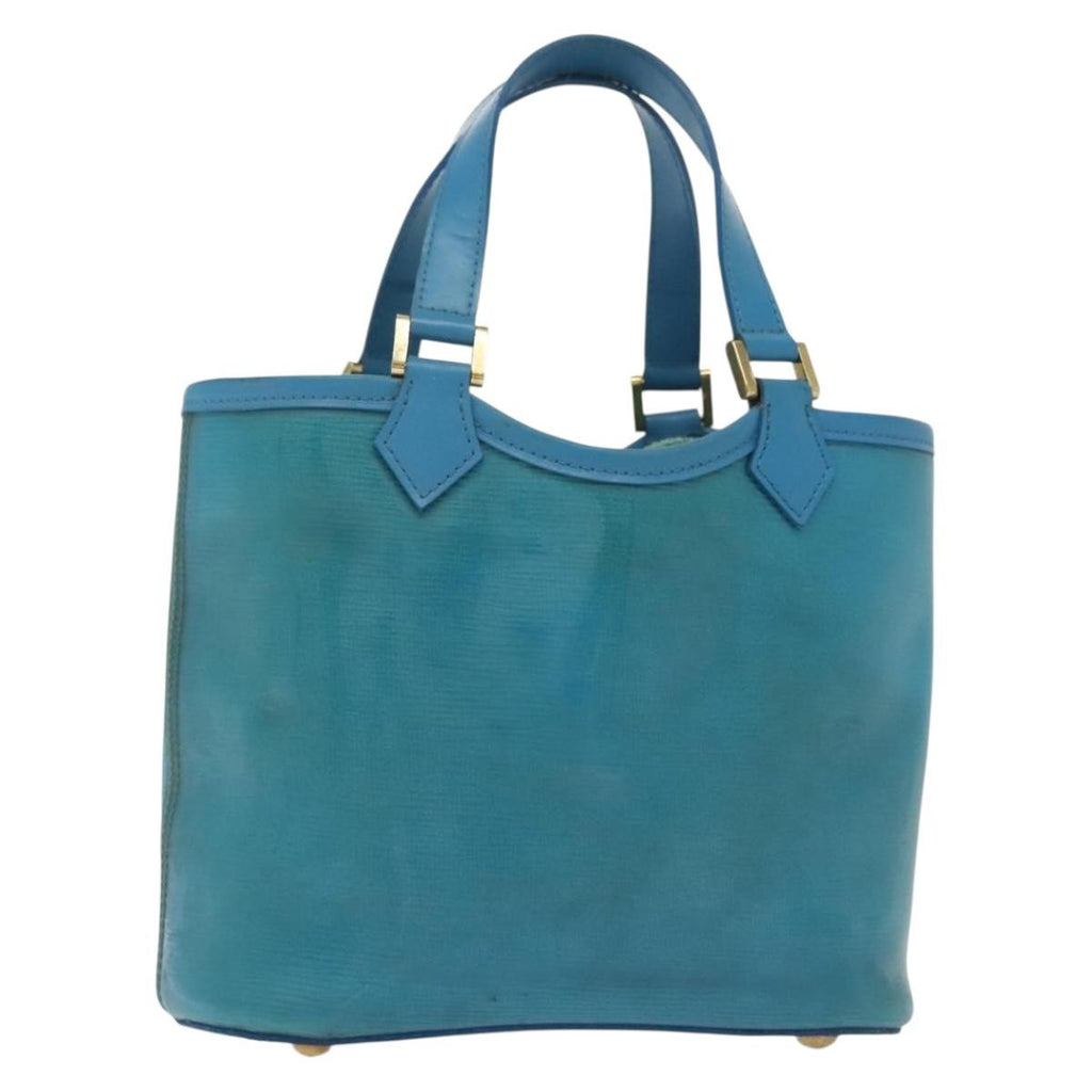 Louis Vuitton Plage Lagoon Bay Handbag Vinyl Epi Leather Blue Leather Bag