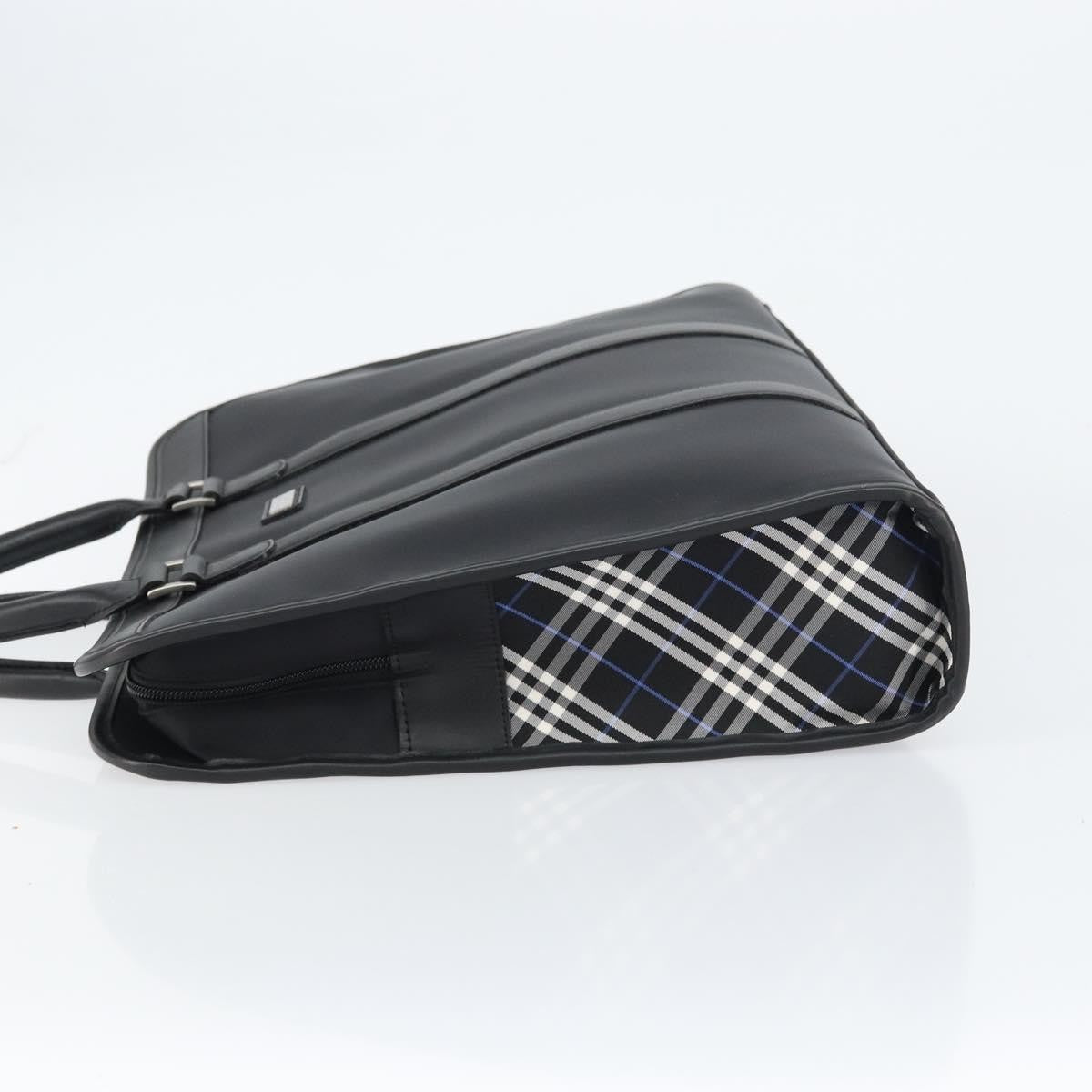 Burberry Black Label Business Bag Nylon Black Nylon Handbag