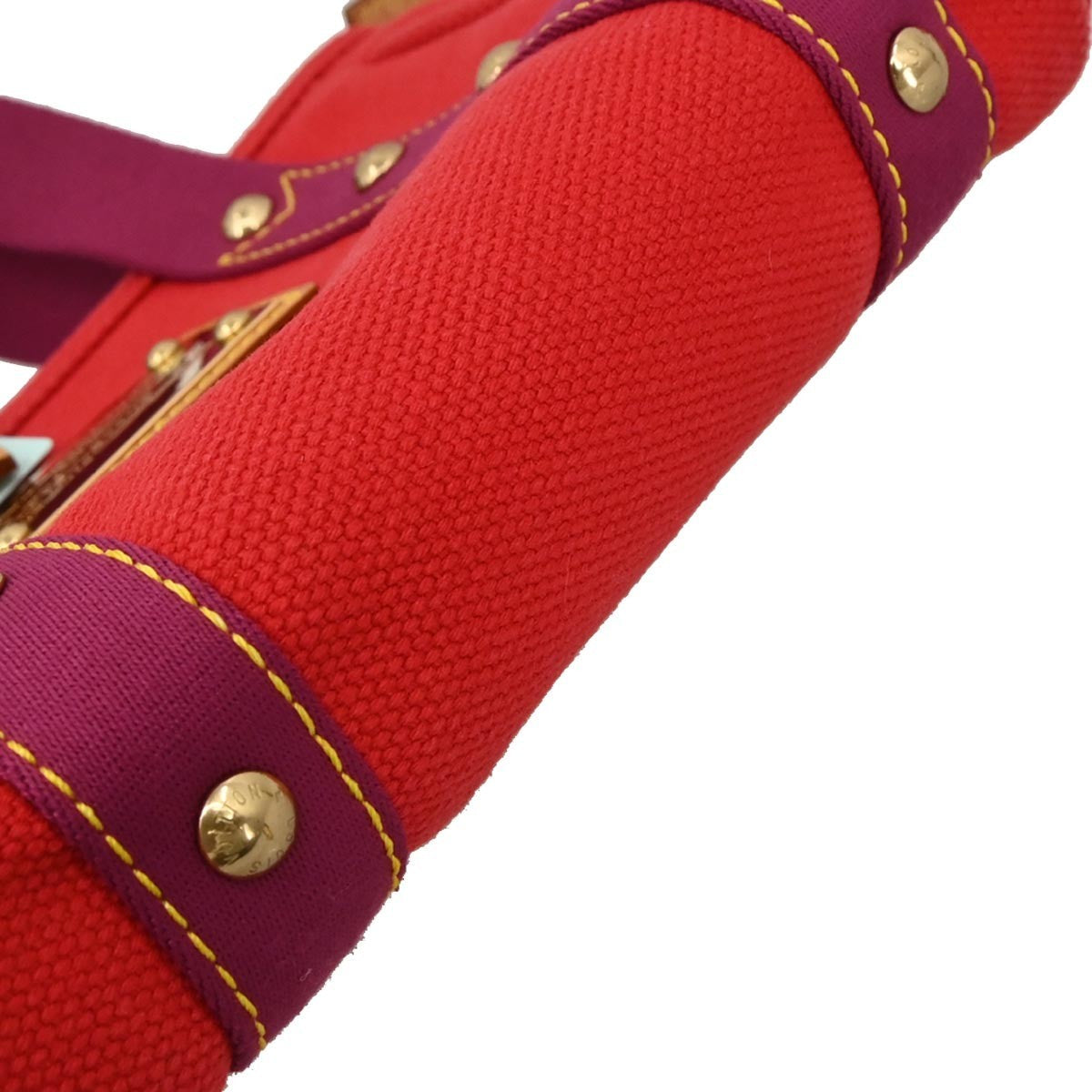 Louis Vuitton Antigua Tote Canvas Red Canvas Tote Bag