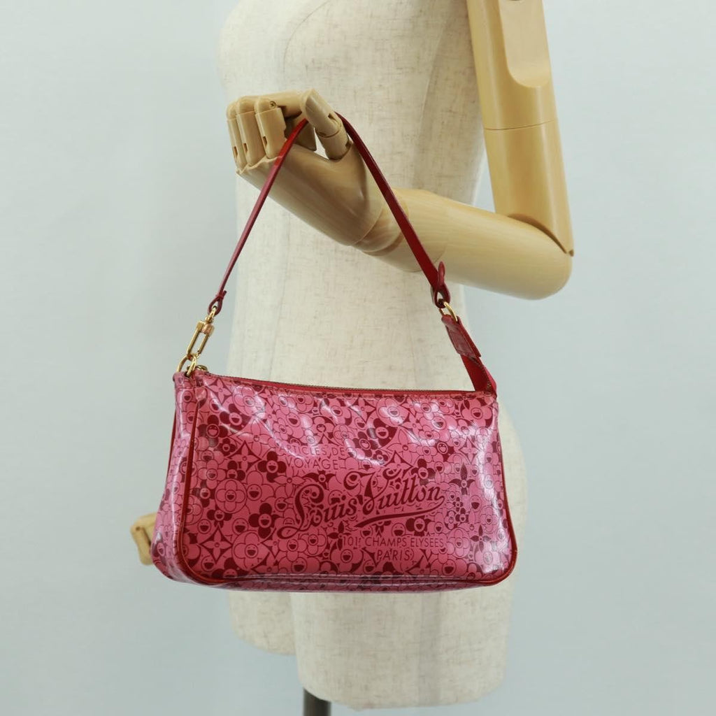 Louis Vuitton Pochette Accessoires Cosmic Blossom Pink Pvc Clutche & Pouche Bag