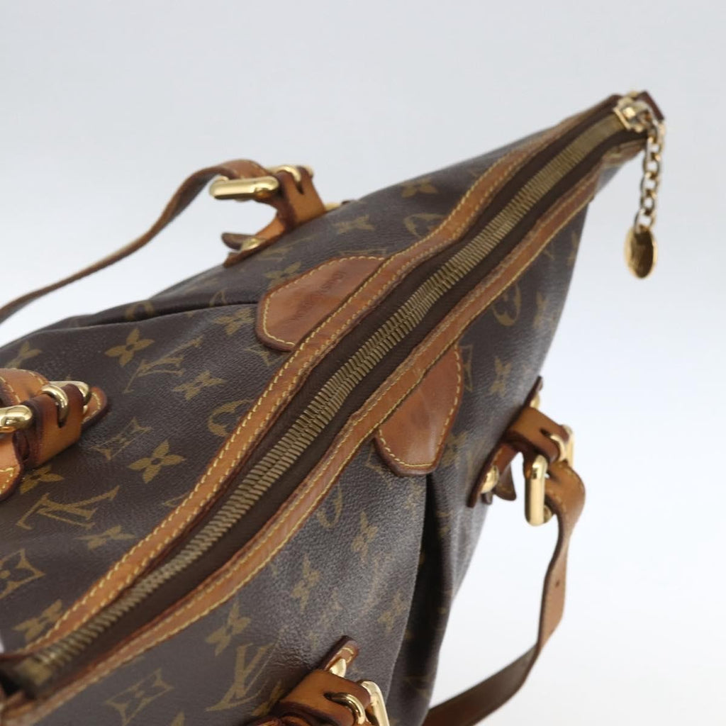 Louis Vuitton Palermo Handbag Monogram Canvas Brown Canvas Tote Bag