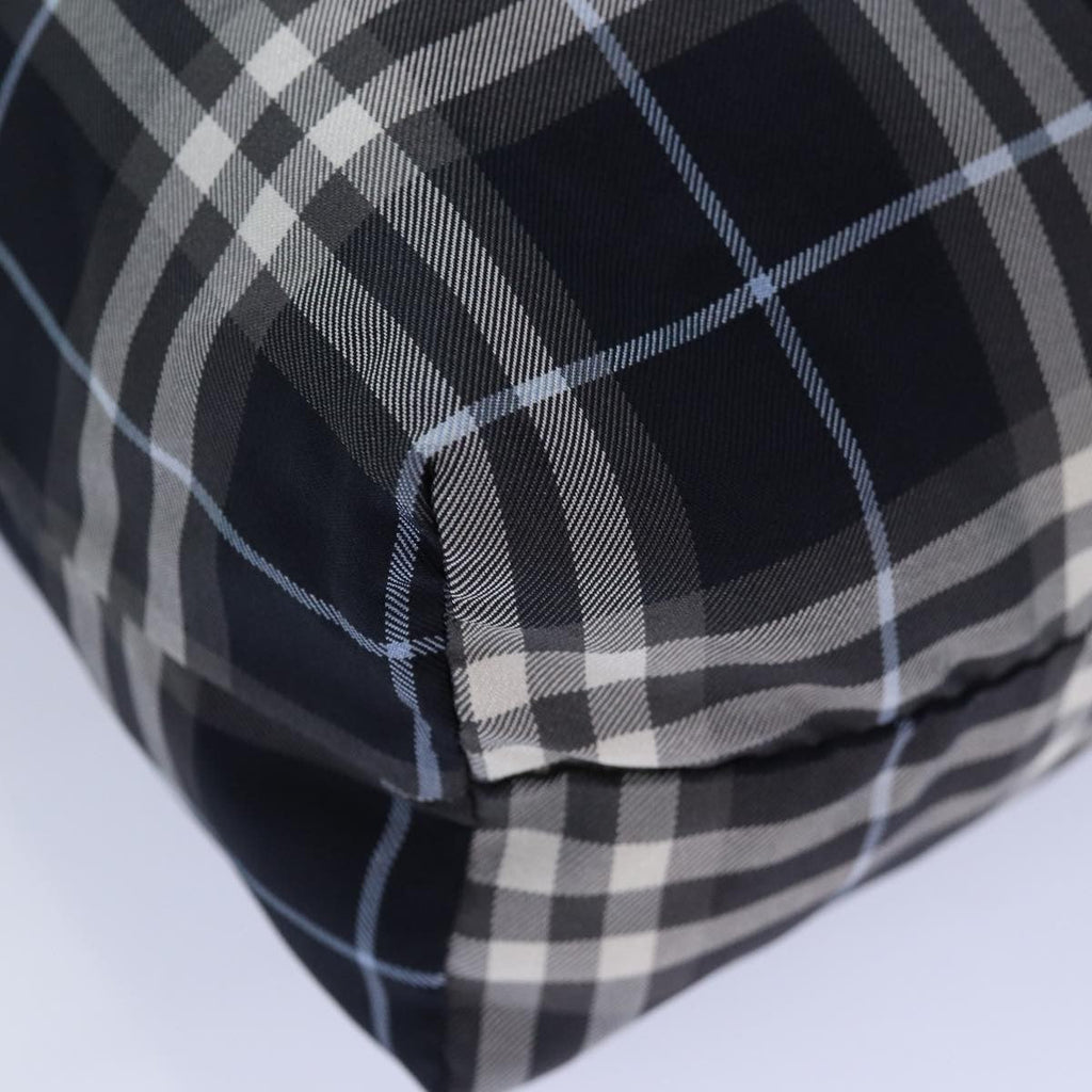 Burberry Nova Check Blue Label Nylon Black Nylon Clutche & Pouche Bag