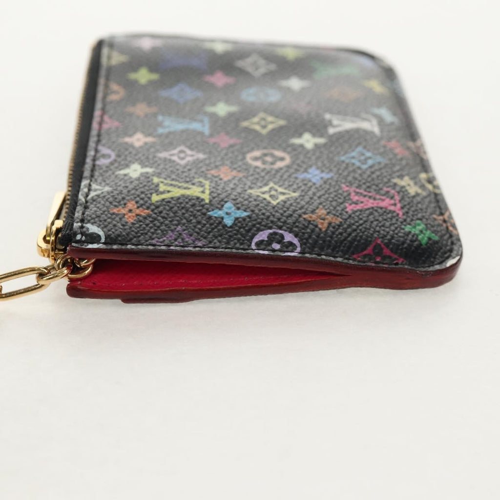 Louis Vuitton Pochette Clés Nm Monogram Multicolor Canvas Black Canvas Wallets Accessory