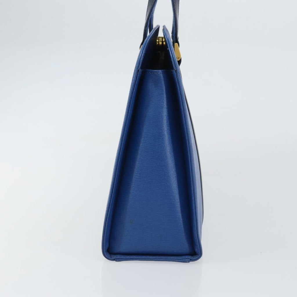 Burberry Vintage Handbag Leather Blue Leather Handbag