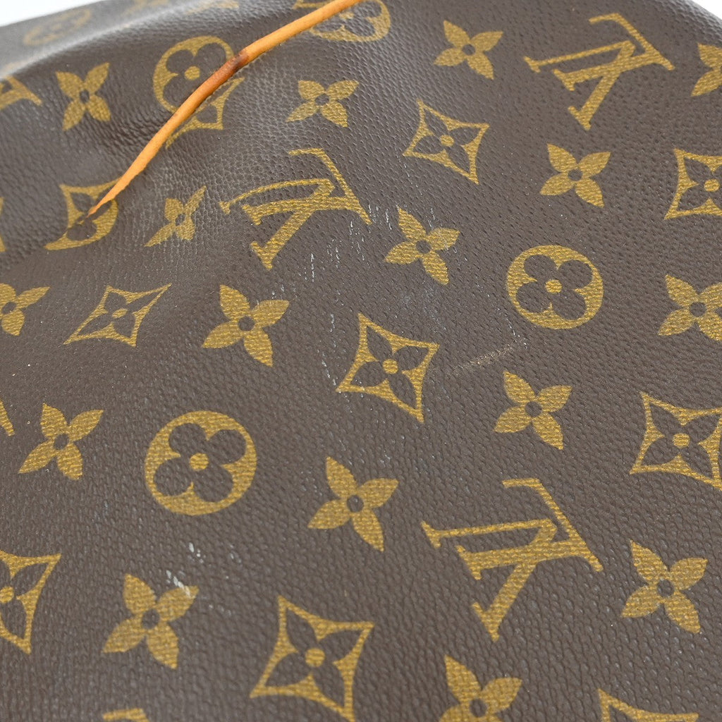 Louis Vuitton Keepall Bag Monogram Canvas Brown Canvas Travel Bag