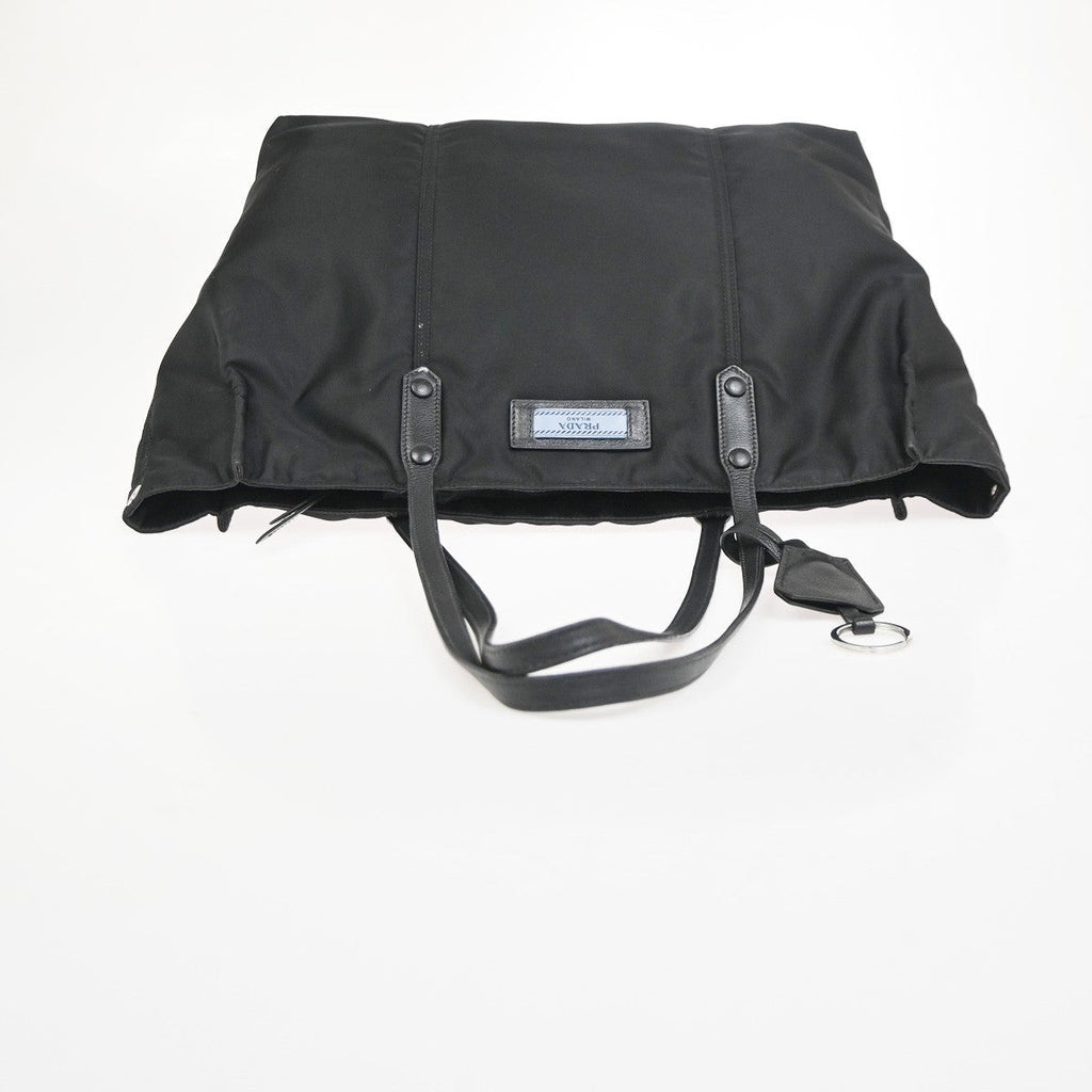 Prada Etiquette Tote Tessuto Black Nylon Tote Bag Bag