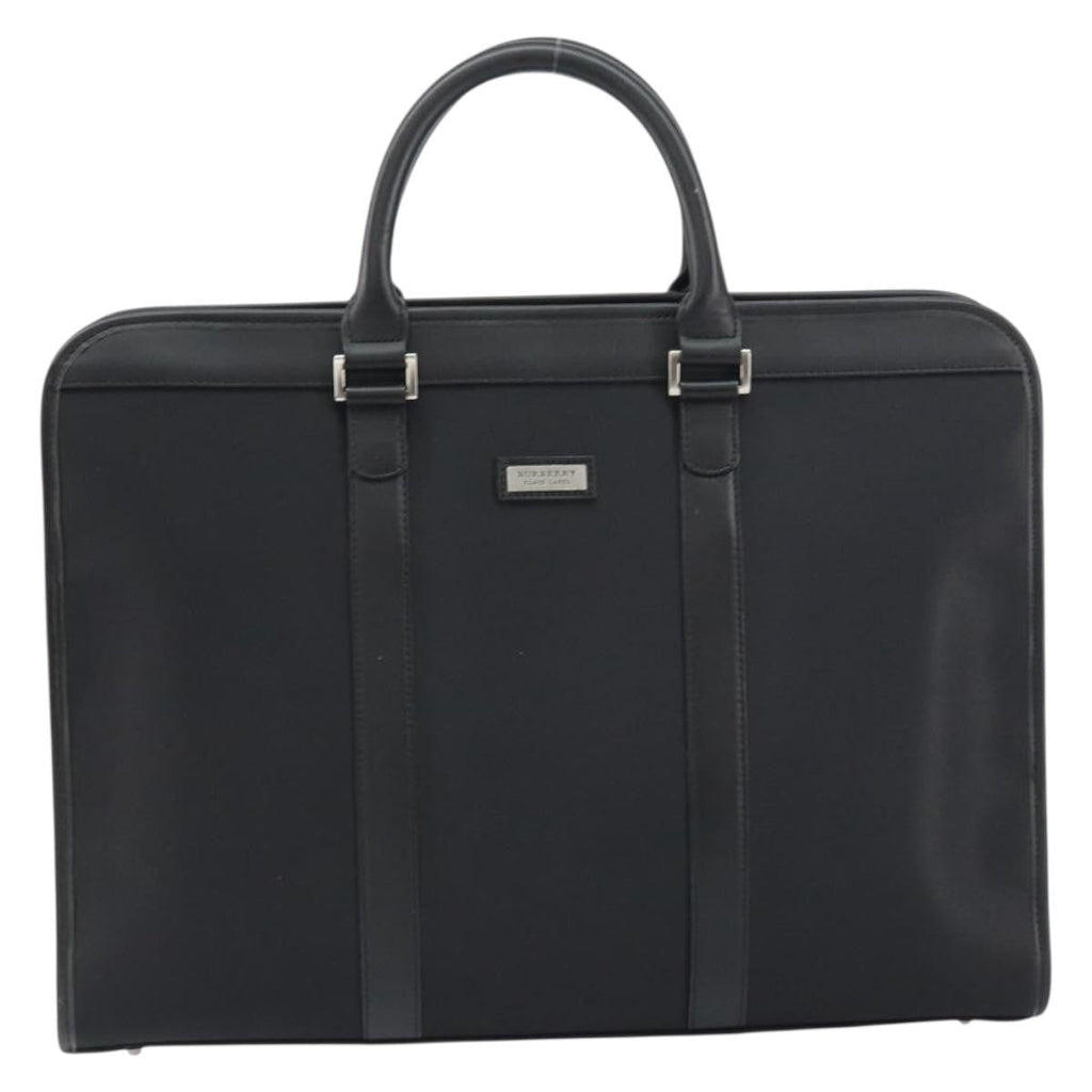 Burberry Black Label Business Bag Nylon Black Nylon Handbag