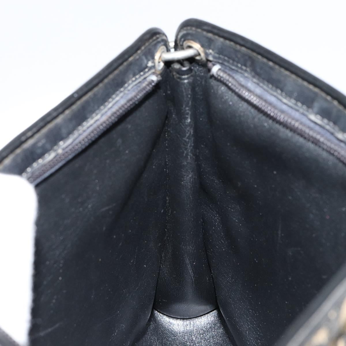 Christian Dior Vintage Trotter Shoulder Bag Canvas Navy Canvas Shoulder Bag Bag (Pre-Owned)