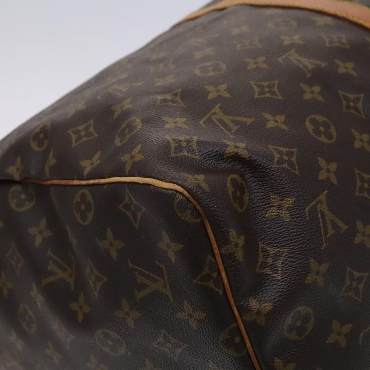 Louis Vuitton Keepall Bag Monogram Canvas Brown Canvas Travel Bag