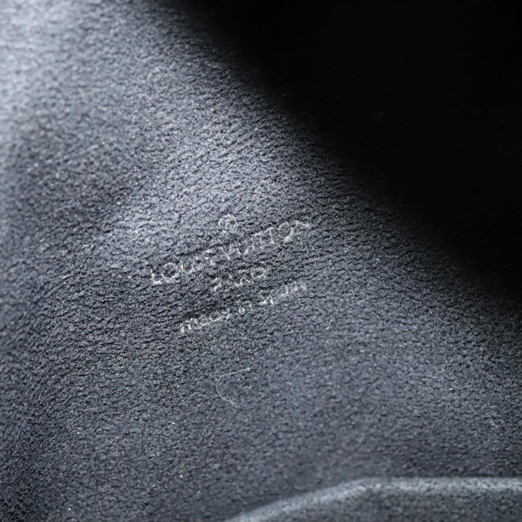 Louis Vuitton Clarkson Messenger Bag Monogram Shadow Leather Black Leather Bag