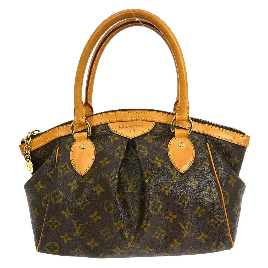 Louis Vuitton Tivoli Handbag Monogram Canvas Brown Canvas Shoulder Bag