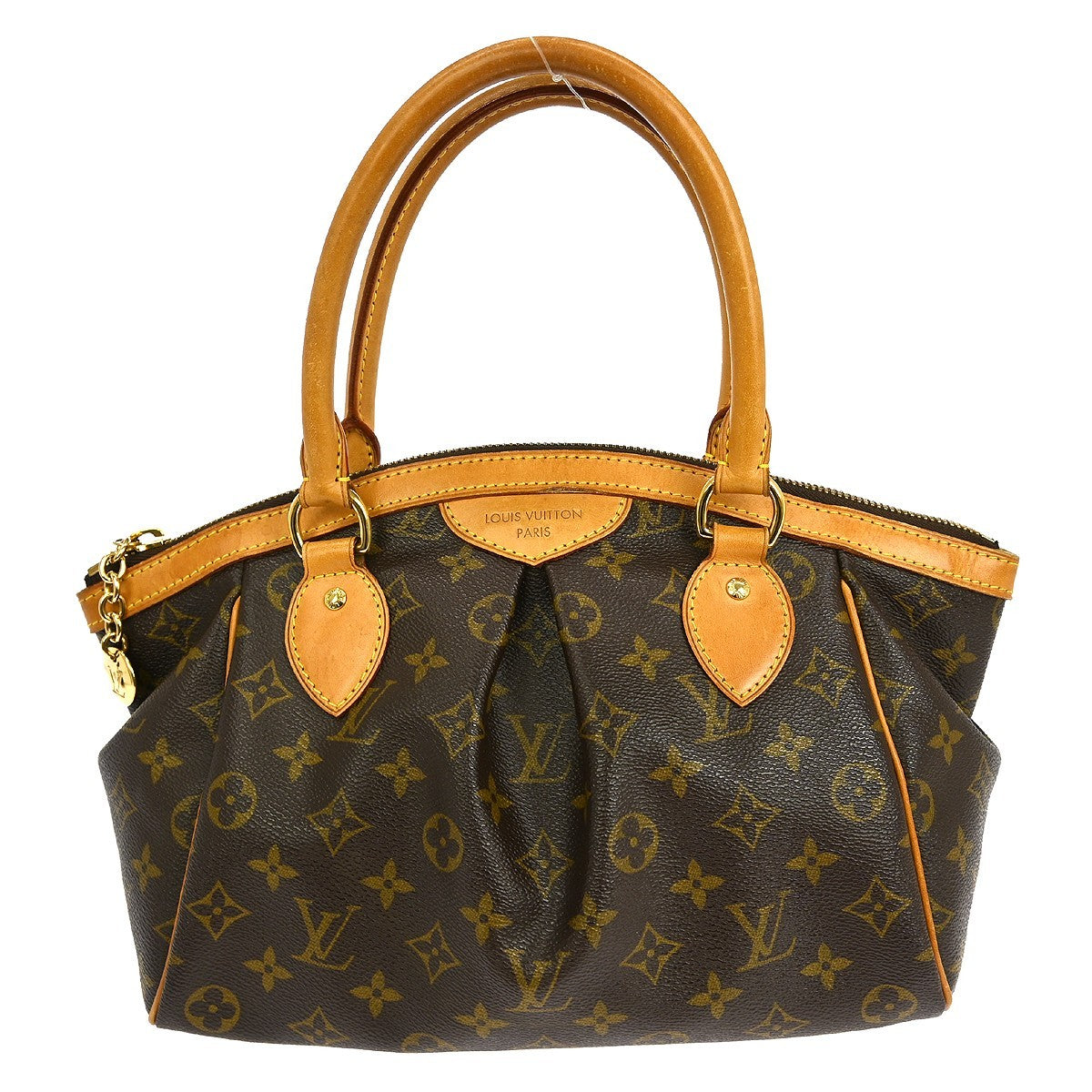 Louis Vuitton Tivoli Handbag Monogram Canvas Brown Canvas Shoulder Bag