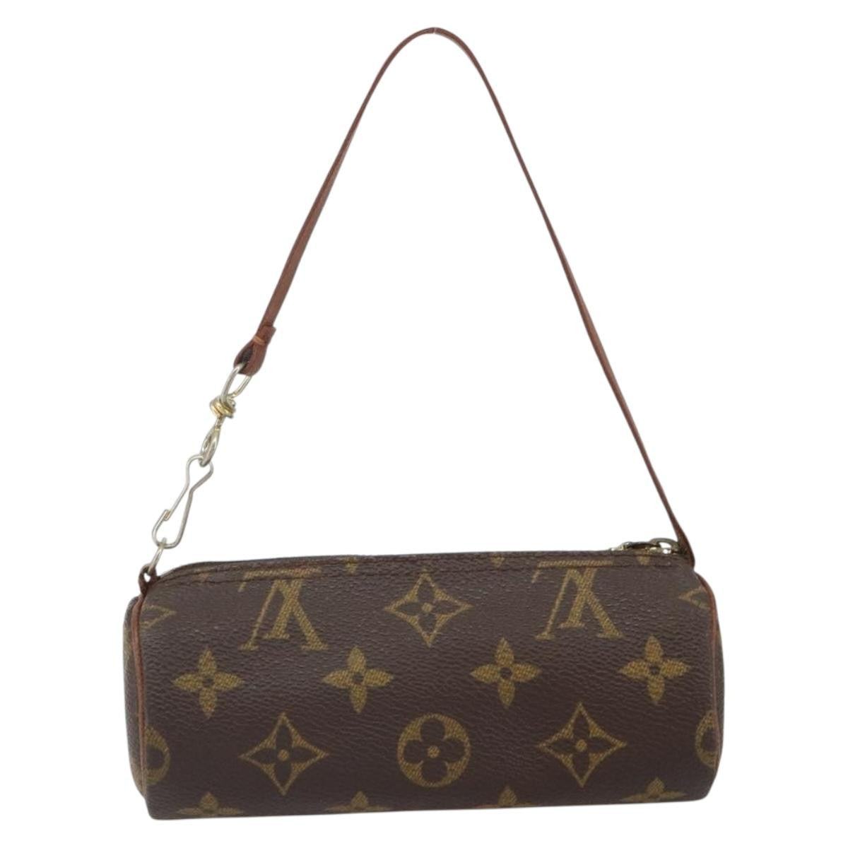 Louis Vuitton Papillon Pochette Monogram Canvas Brown Canvas Clutche & Pouche Bag