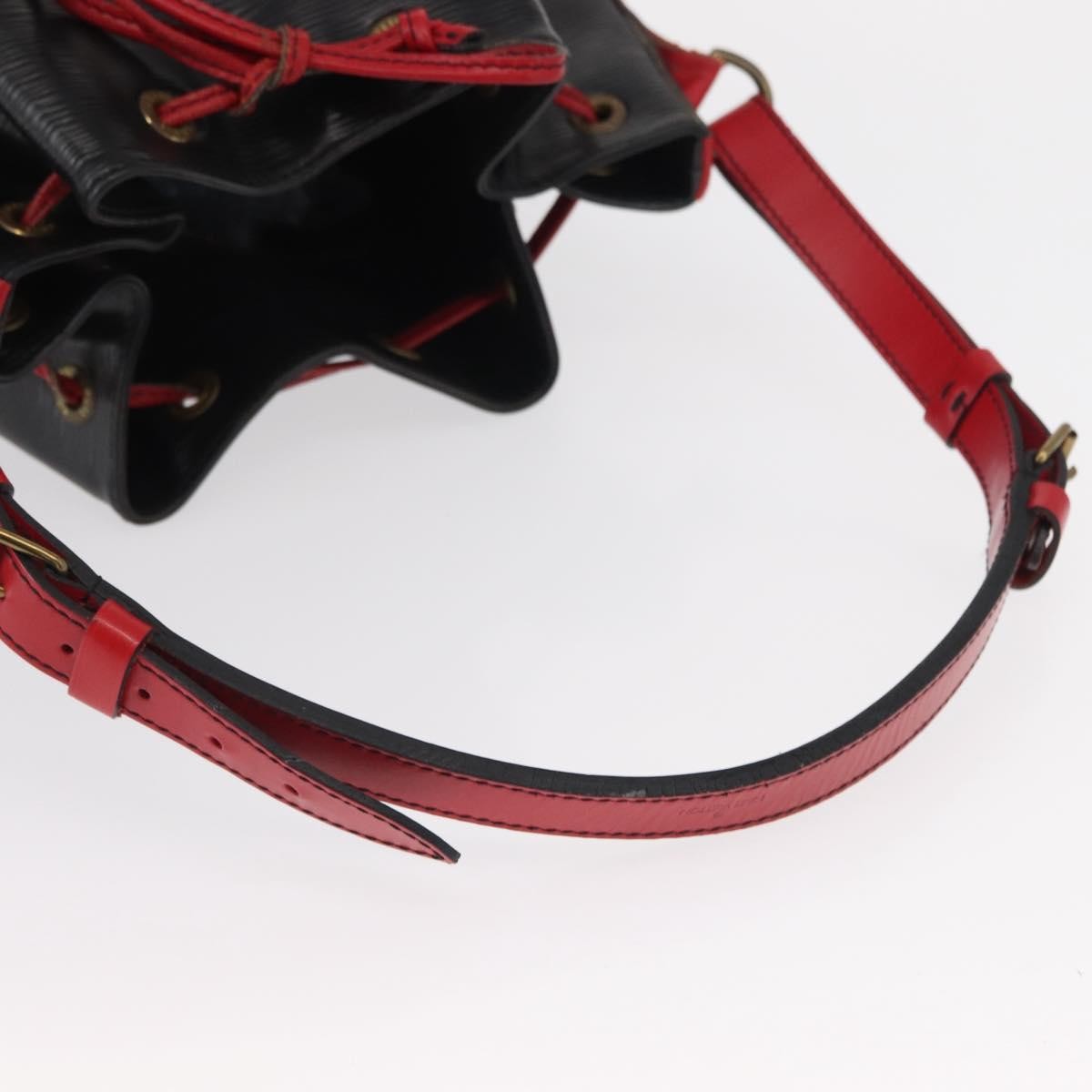 Louis Vuitton Bicolor Noe Handbag Epi Leather Black Leather Shoulder Bag