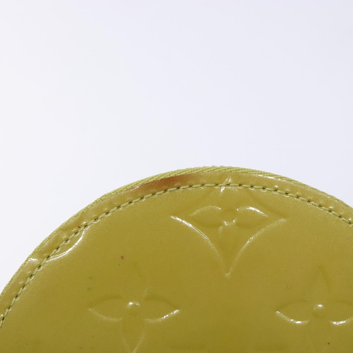 Louis Vuitton Boite Chapeau Coin Purse Monogram Vernis Beige Patent_Leather Wallets Accessory