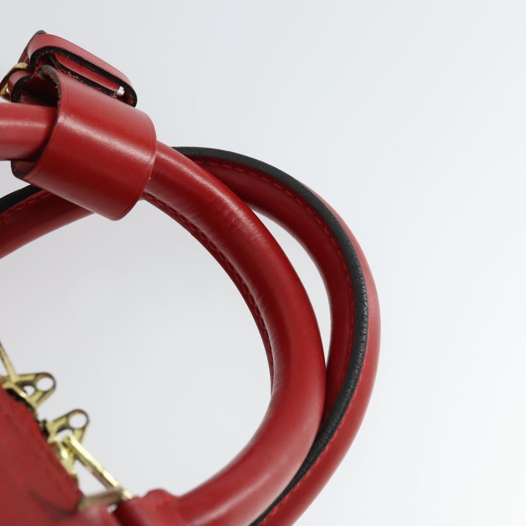 Louis Vuitton Keepall Bag Epi Leather Red Leather Travel Bag