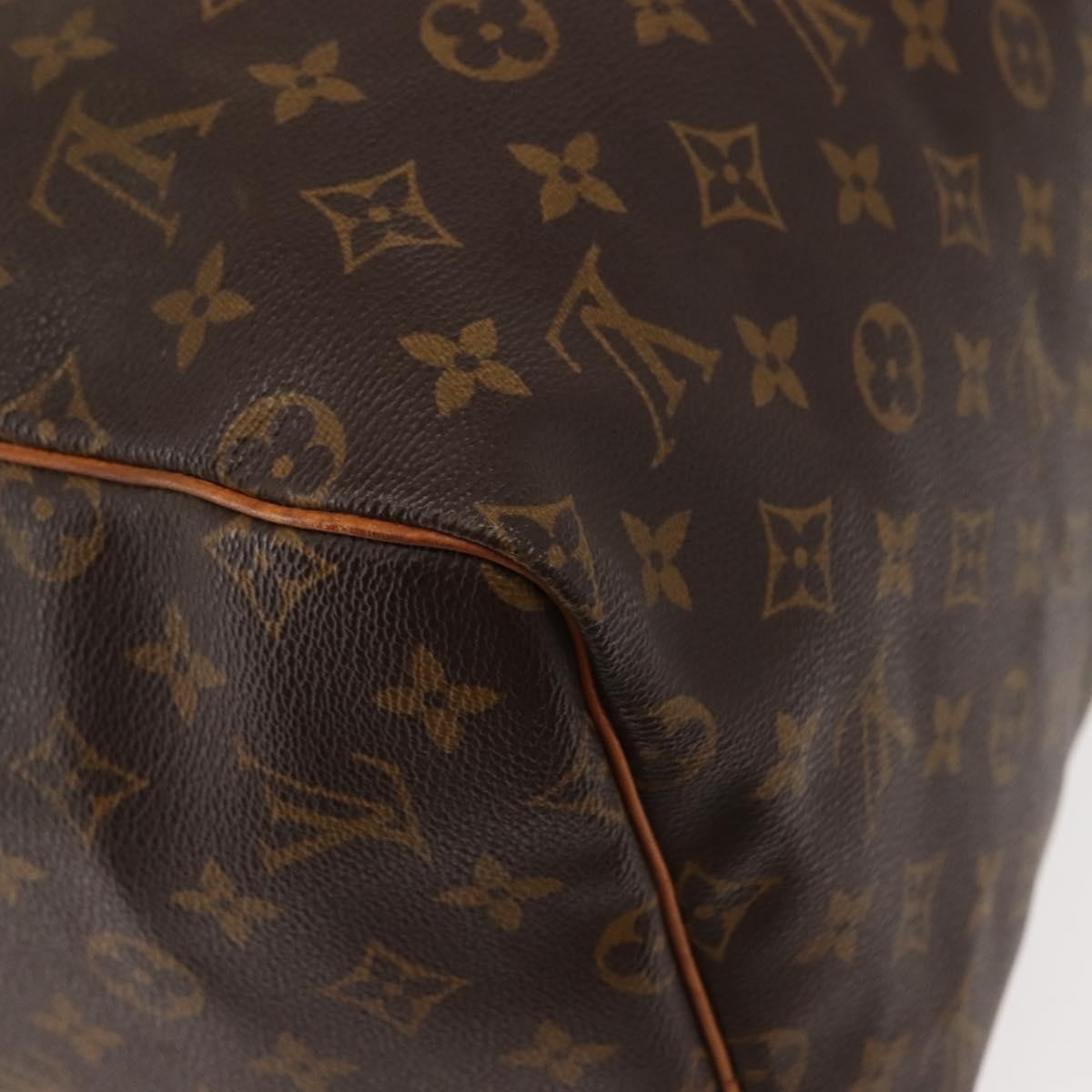 Louis Vuitton Keepall Bag Monogram Canvas Brown Canvas Travel Bag