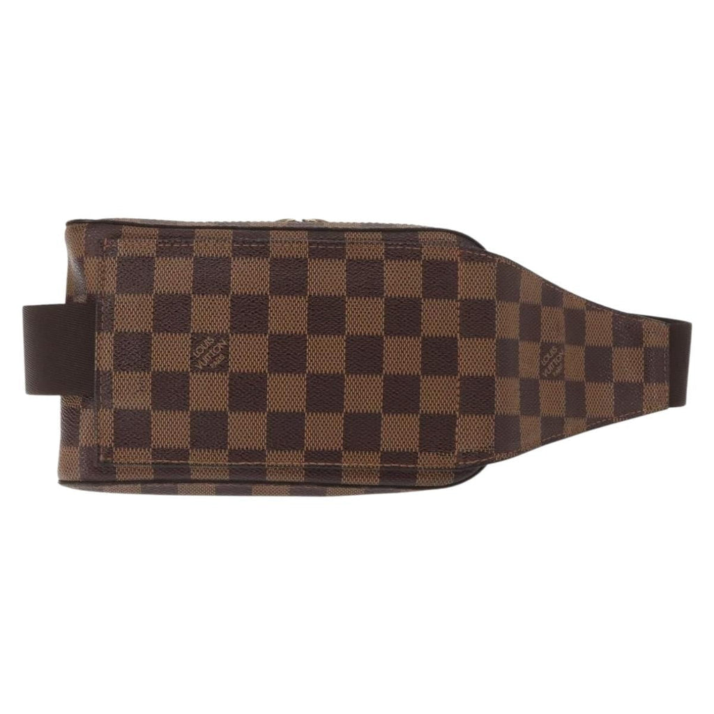 Louis Vuitton Geronimos Waist Bag Damier Brown Canvas Shoulder Bag