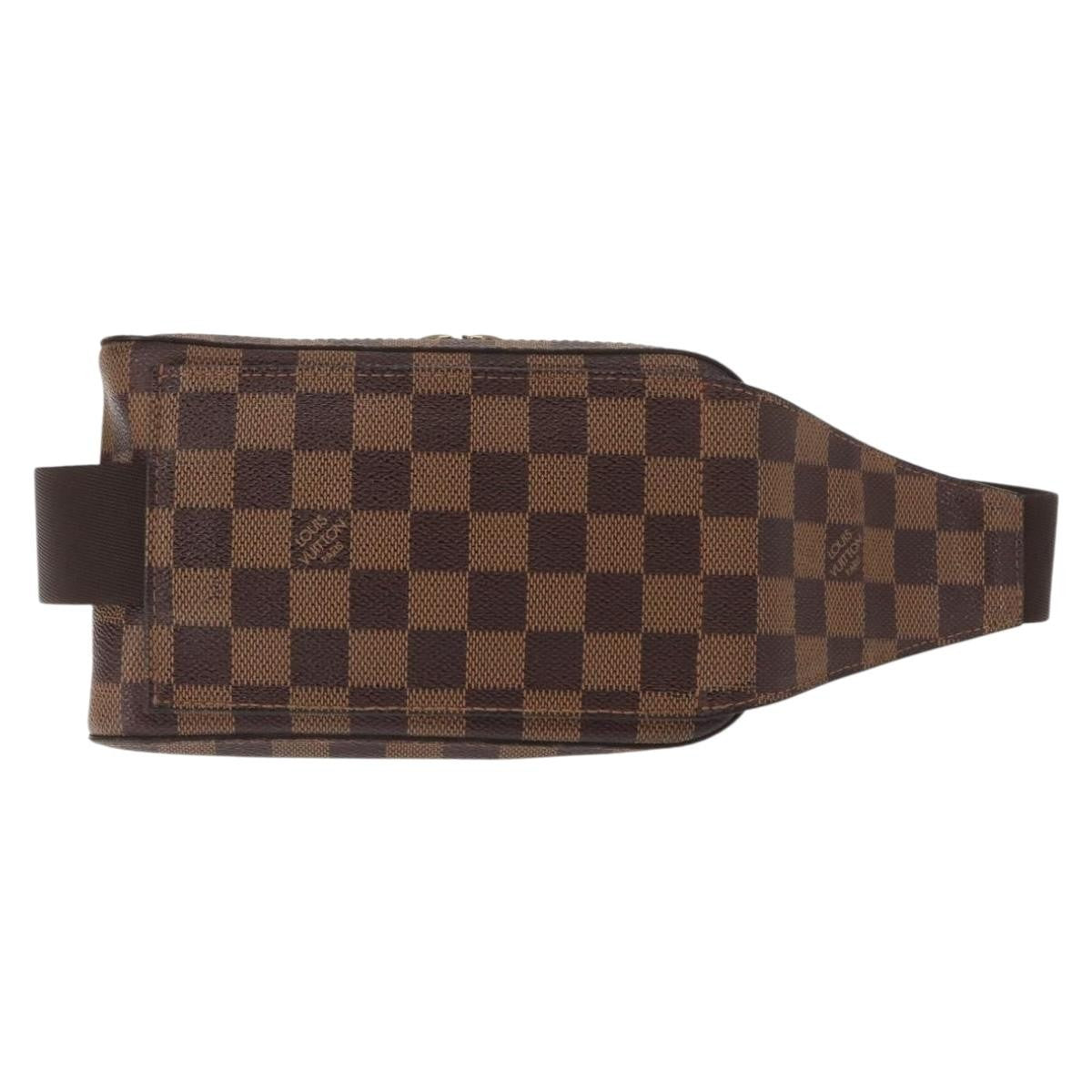 Louis Vuitton Geronimos Waist Bag Damier Brown Canvas Shoulder Bag