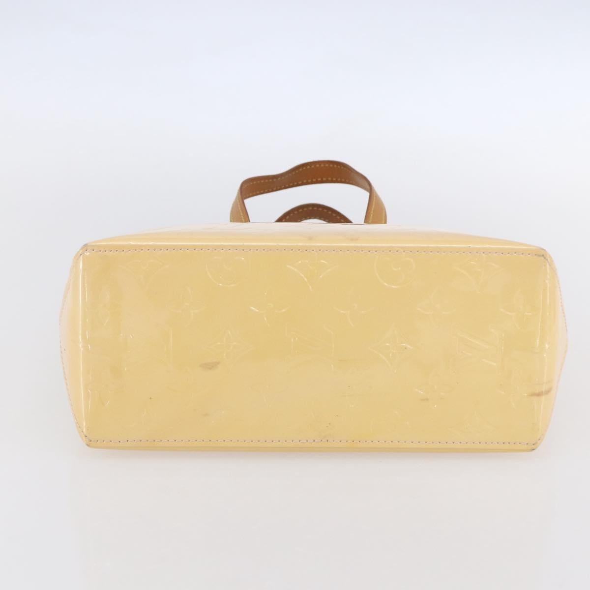 Louis Vuitton Reade Handbag Monogram Vernis Beige Patent_Leather Handbag