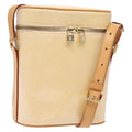 Louis Vuitton Sullivan Handbag Monogram Vernis Beige Patent_Leather Bag