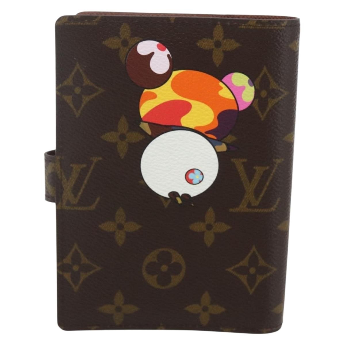 Louis Vuitton Agenda Cover Monogram Panda Brown Canvas Wallets Accessory
