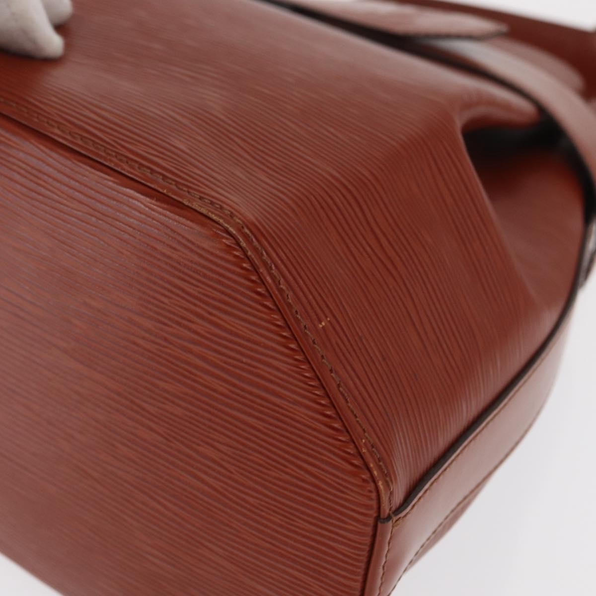 Louis Vuitton Vintage Sac D'epaule Handbag Epi Leather Brown Leather Shoulder Bag