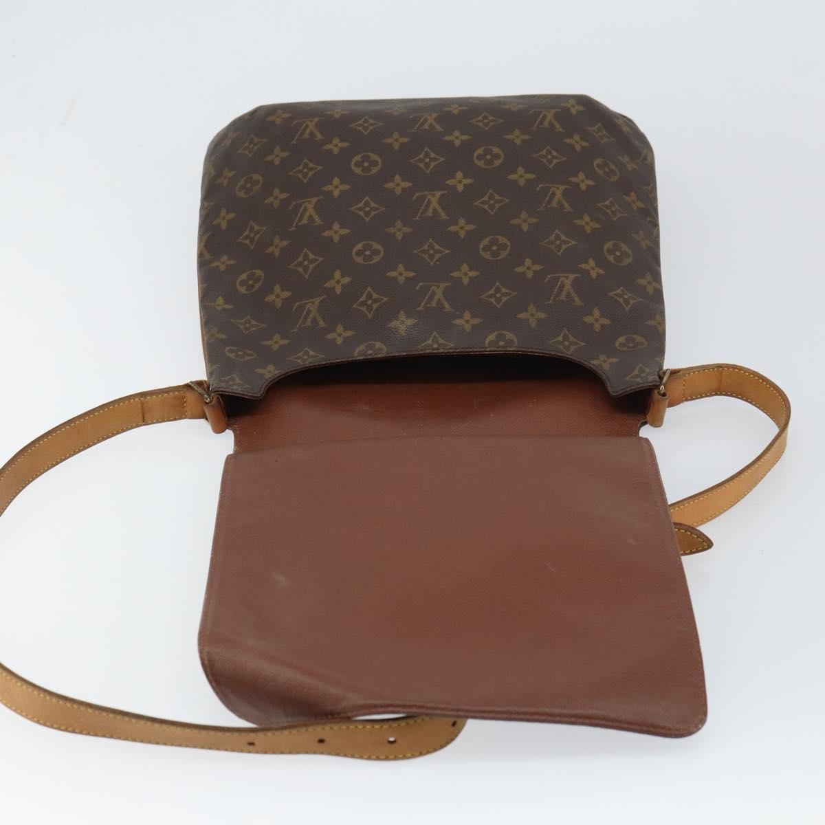 Louis Vuitton Musette Salsa Handbag Monogram Canvas Brown Canvas Shoulder Bag