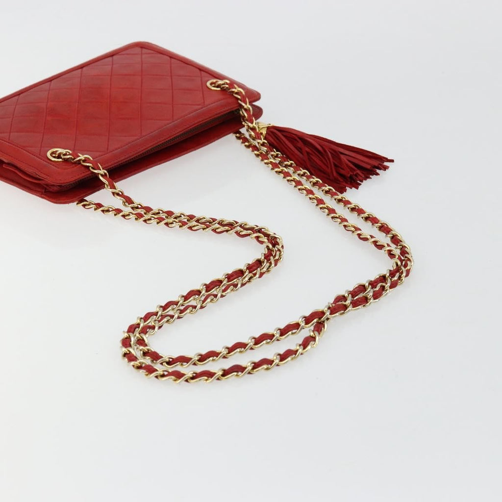 Chanel Chain Clutch Leather Multicolour Leather Handbag