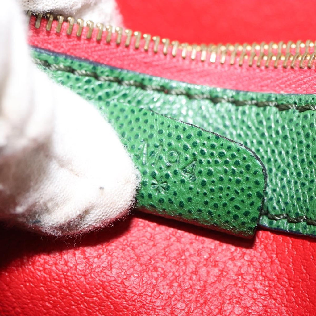 Celine Vintage Shoulder Bag Leather Green Leather Shoulder Bag Bag