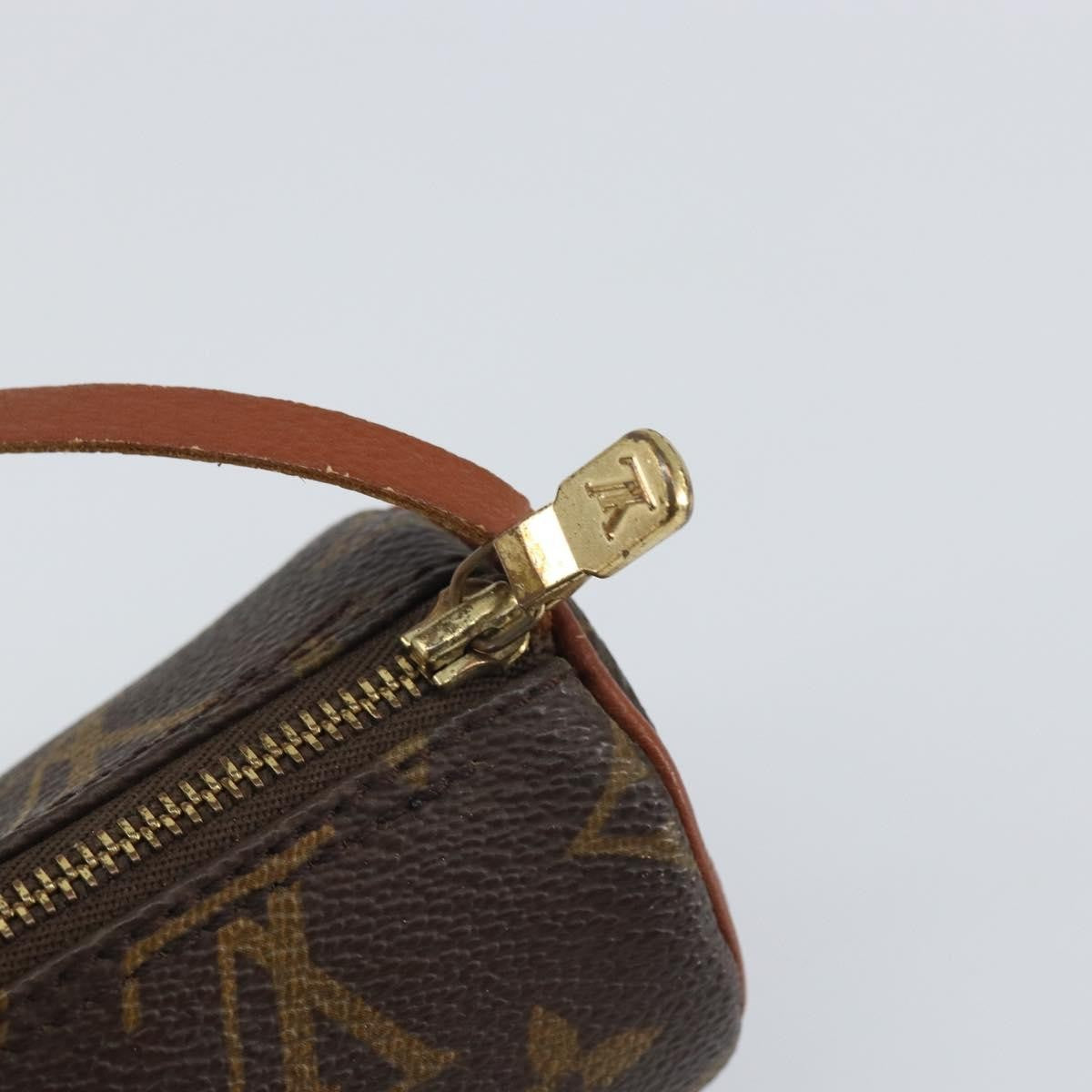 Louis Vuitton Papillon Pochette Monogram Canvas Brown Canvas Clutche & Pouche Bag