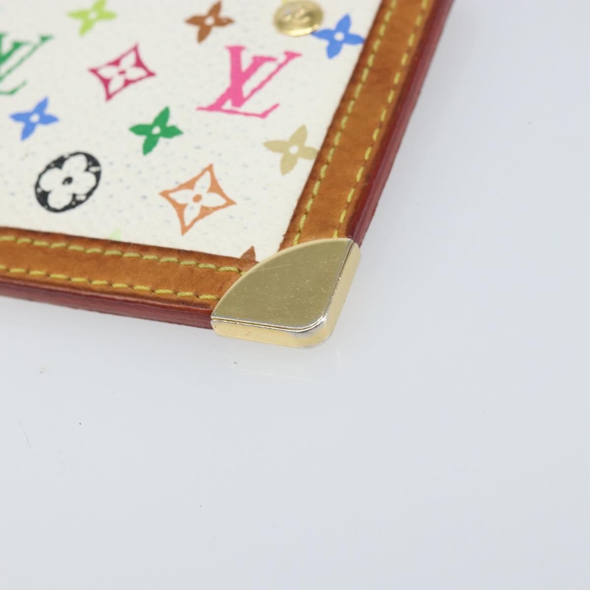 Louis Vuitton Pochette Clés Nm Monogram Multicolor Canvas White Canvas Wallets Accessory
