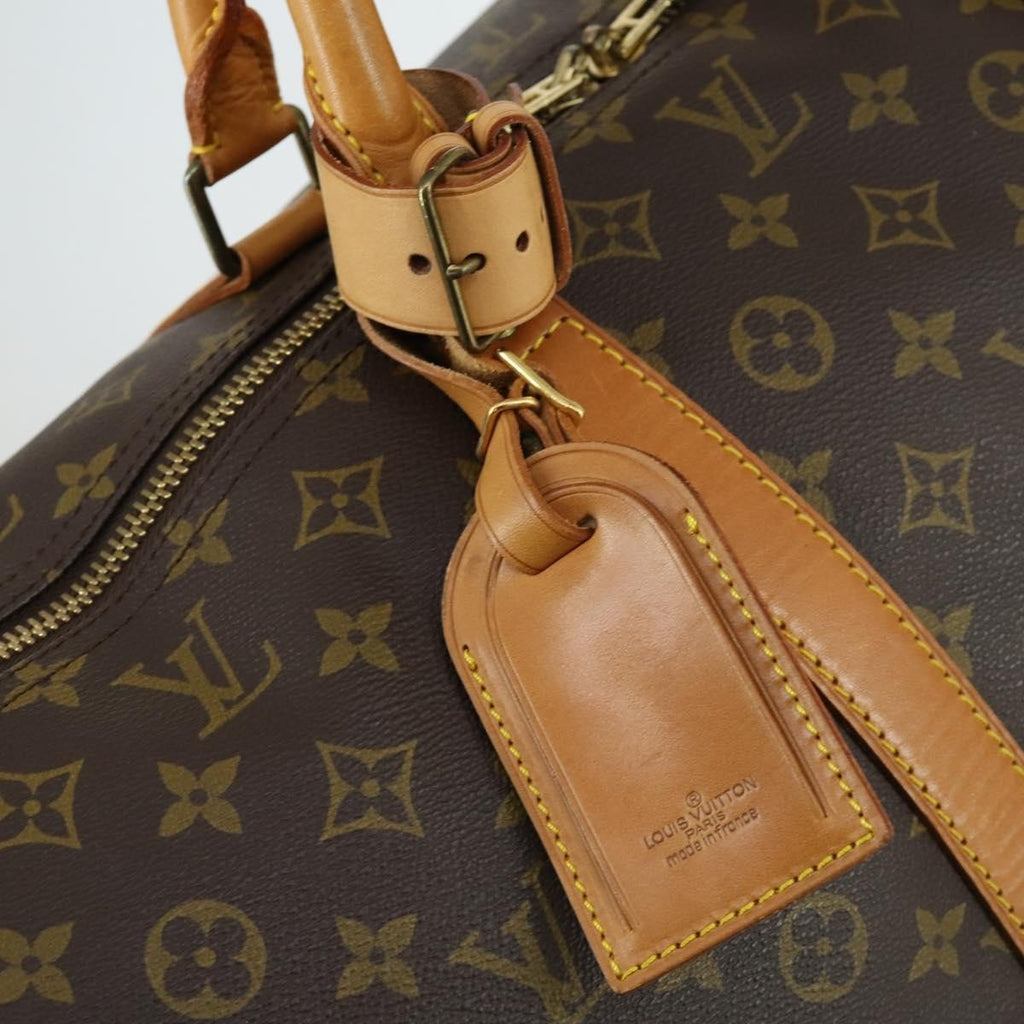 Louis Vuitton Keepall Bag Monogram Canvas Brown Canvas Travel Bag