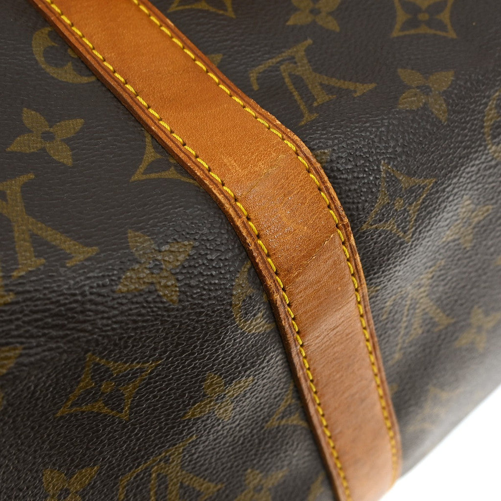 Louis Vuitton Keepall Bag Monogram Canvas Brown Canvas Travel Bag