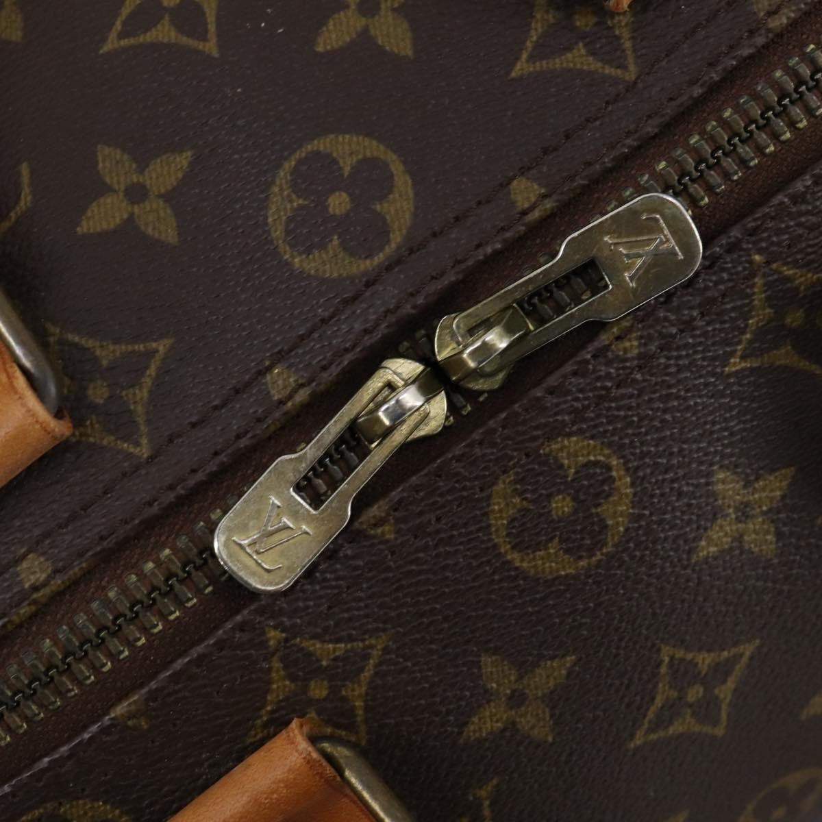 Louis Vuitton Keepall Bag Monogram Canvas Brown Canvas Travel Bag