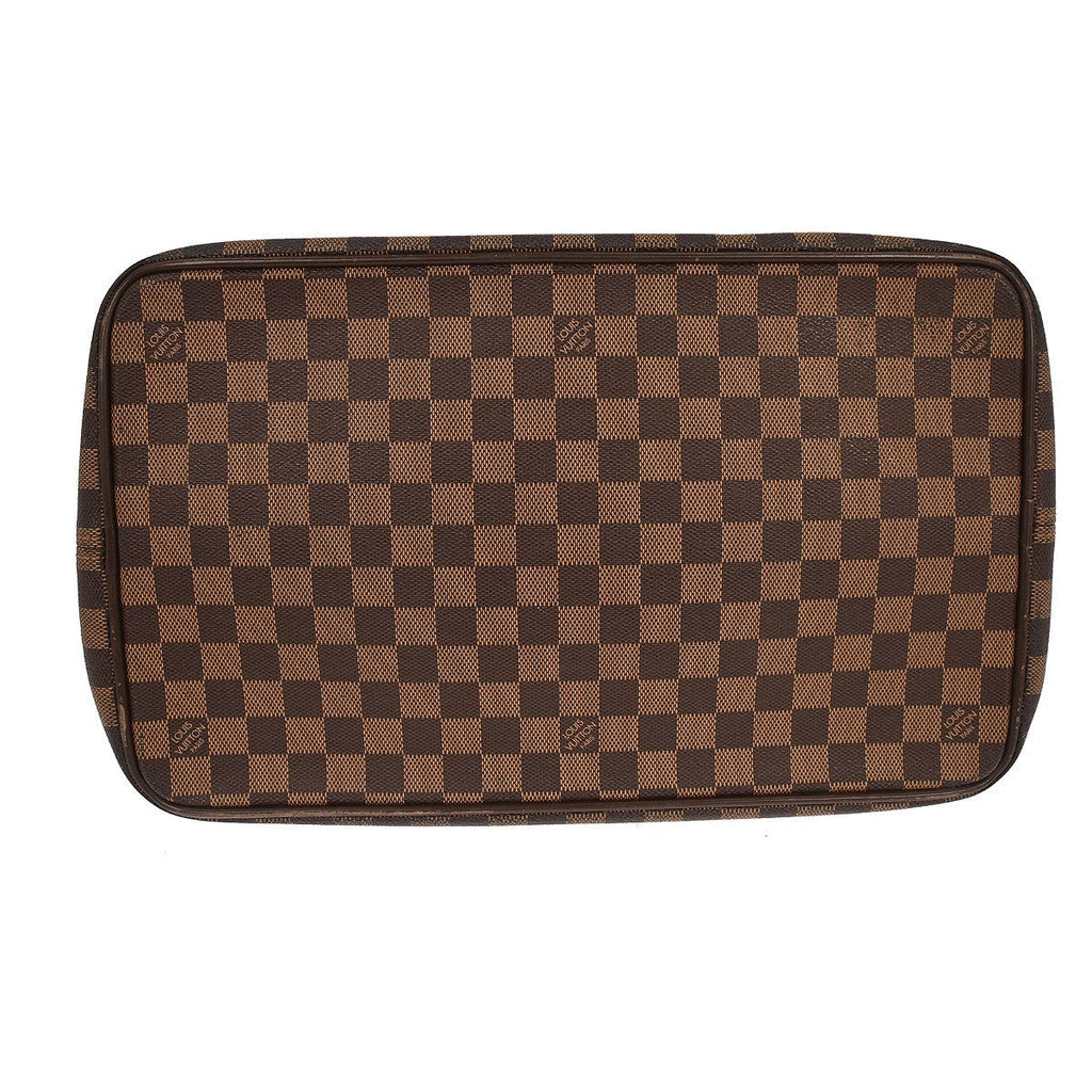 Louis Vuitton Greenwich Travel Bag Damier Brown Canvas Tote Bag