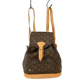 Louis Vuitton Vintage Montsouris Backpack Monogram Canvas Brown Canvas Backpack Bag