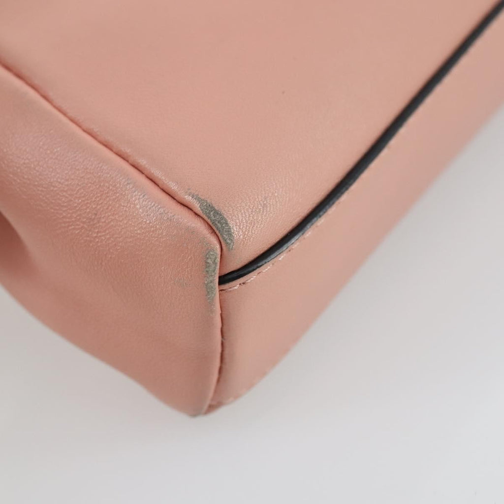 Fendi Peekaboo Bag Leather Pink Leather Handbag