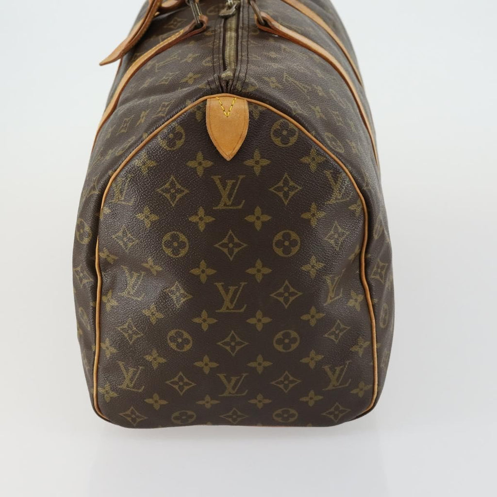 Louis Vuitton Keepall Bag Monogram Canvas Brown Canvas Travel Bag