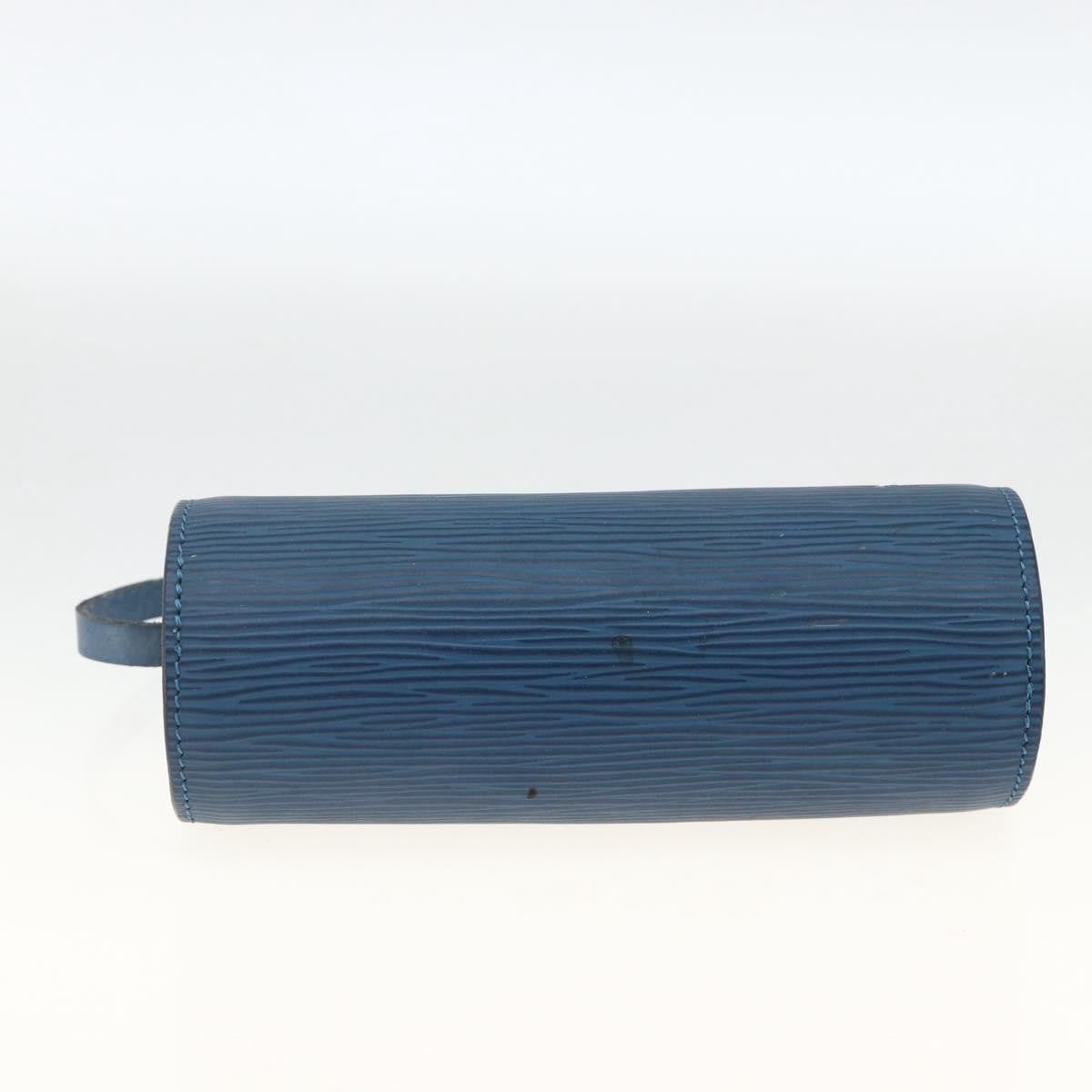 Louis Vuitton Soufflot Pochette Epi Leather Blue Leather Clutche & Pouche Bag