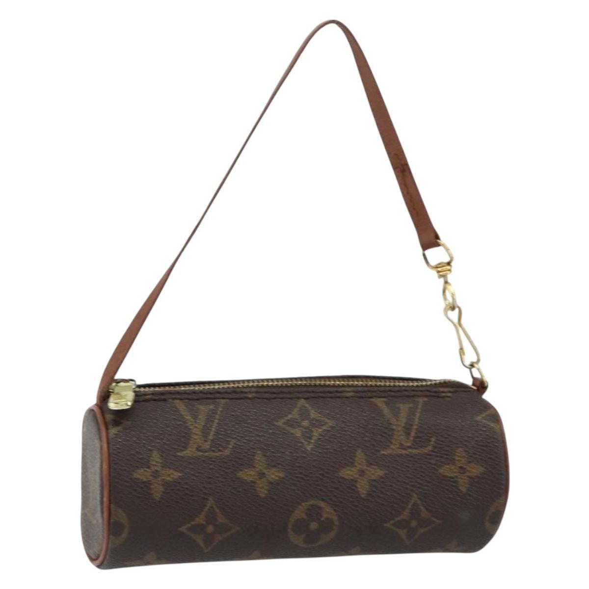 Louis Vuitton Papillon Pochette Monogram Canvas Brown Canvas Clutche & Pouche Bag