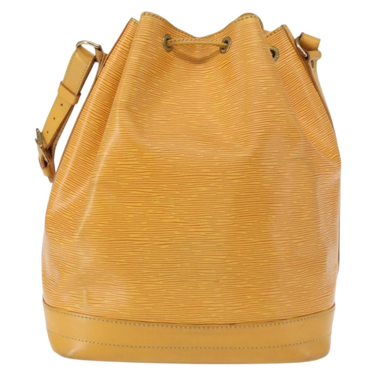 Louis Vuitton Noe Handbag Epi Leather Yellow Leather Shoulder Bag