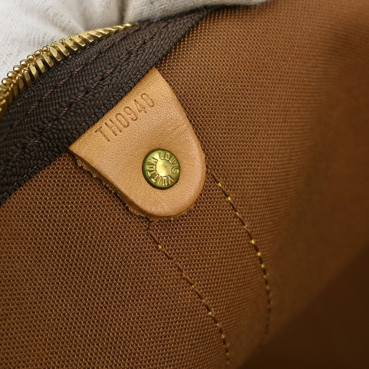 Louis Vuitton Keepall Bag Monogram Canvas Brown Canvas Travel Bag