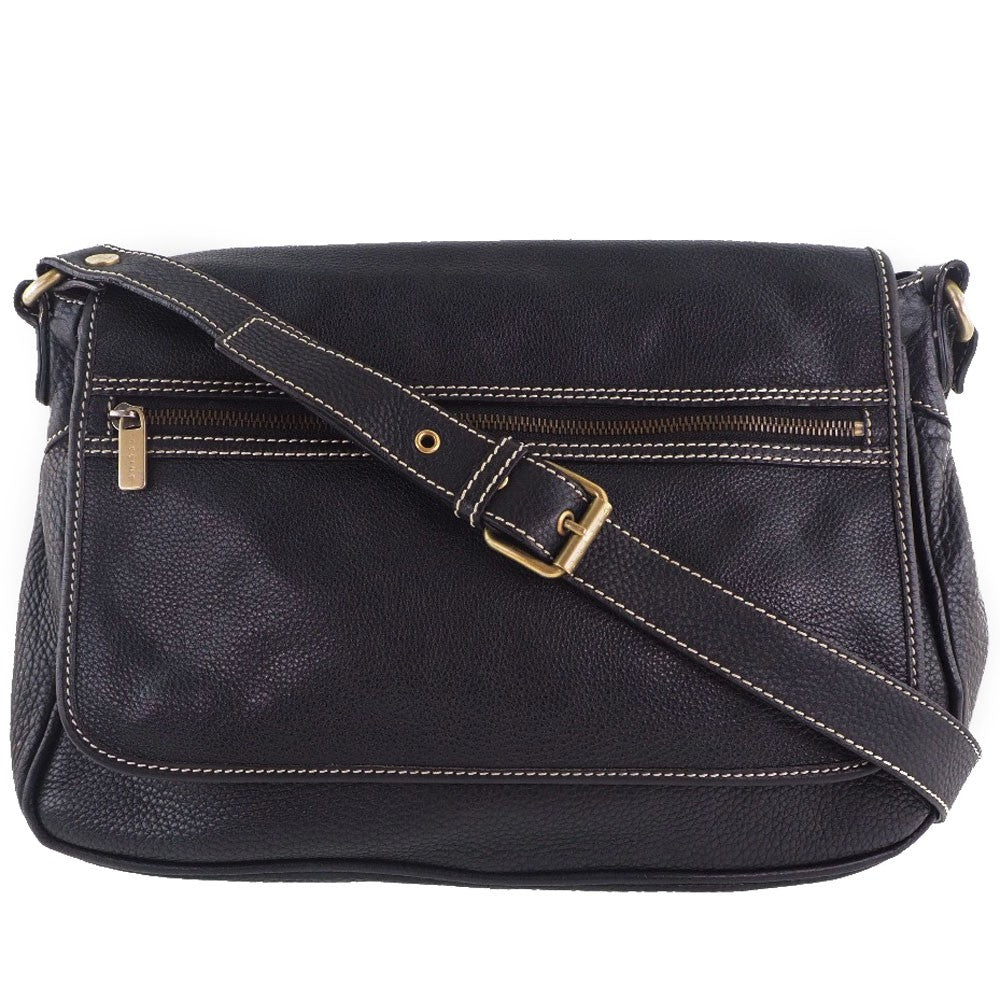 Celine Vintage Shoulder Bag Leather Black Calfskin Shoulder Bag Bag