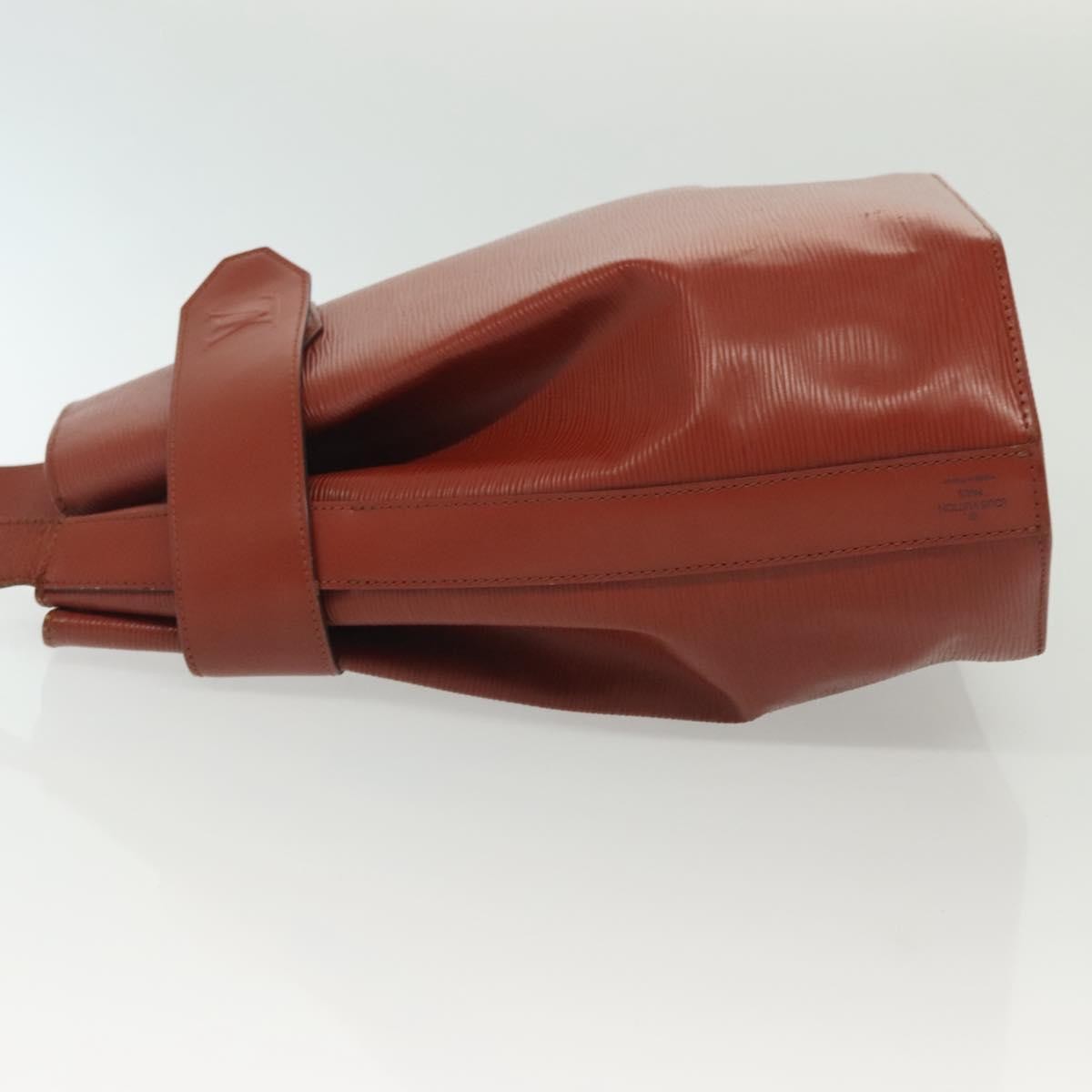 Louis Vuitton Vintage Sac D'epaule Handbag Epi Leather Brown Leather Bag