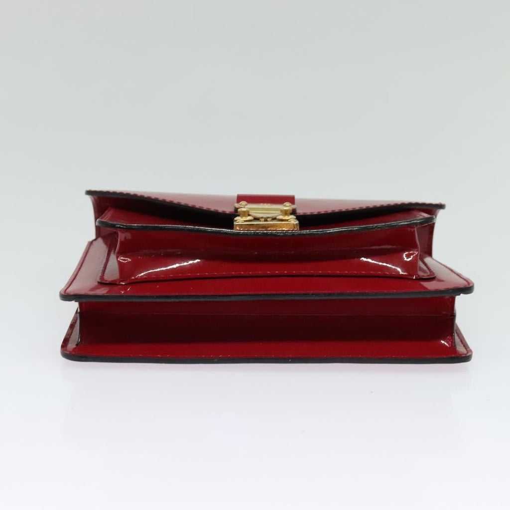 Louis Vuitton Monceau Handbag Vernis Burgundy Patent_Leather Bag