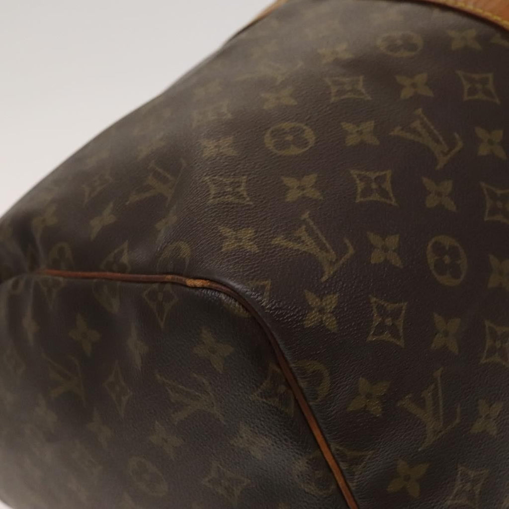 Louis Vuitton Keepall Bag Monogram Canvas Brown Canvas Travel Bag