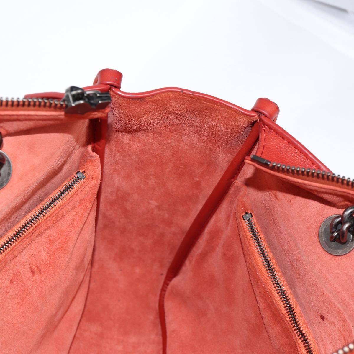 Chanel Shopping Tote Quilted Caviar Orange Leather Shoulder Bag Bag