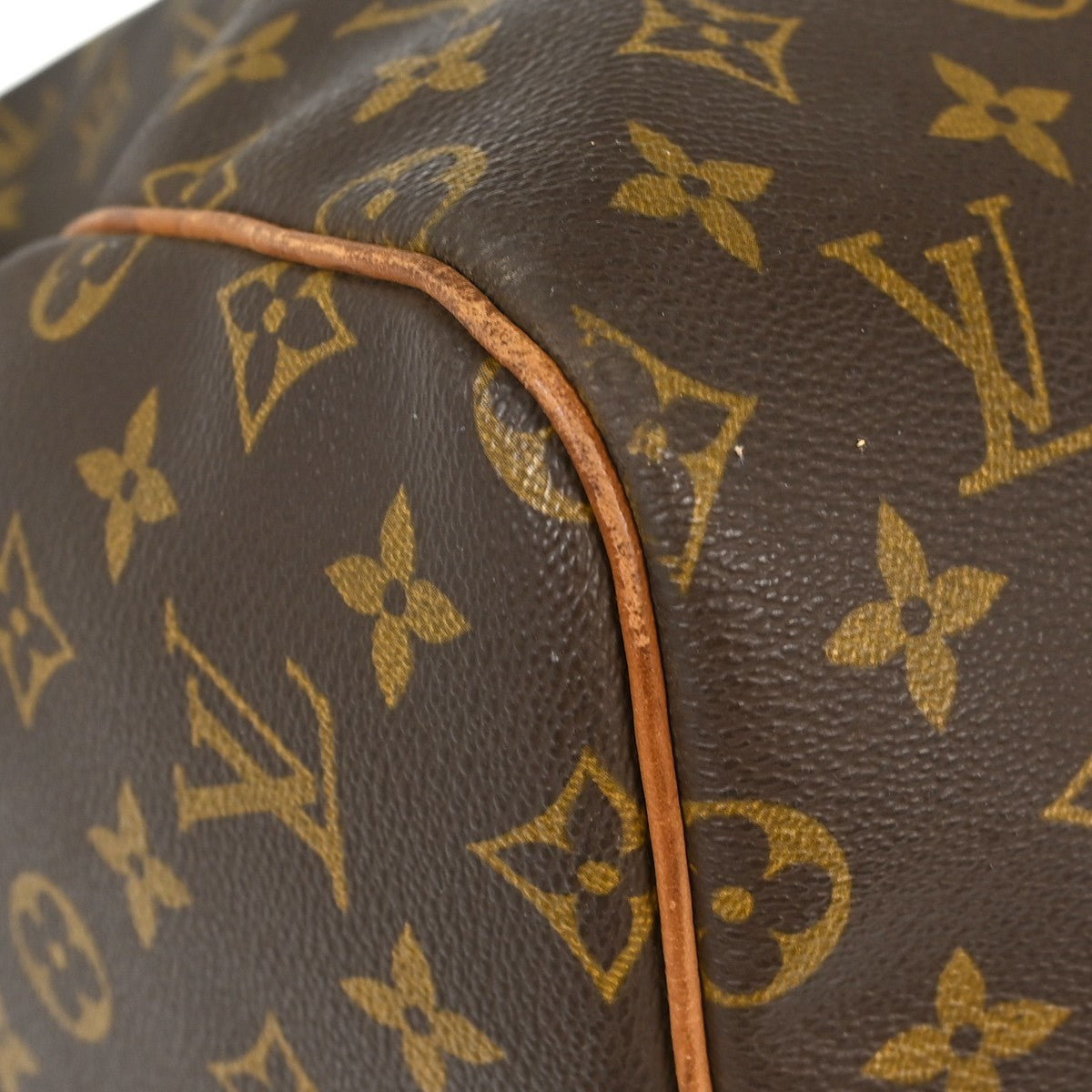 Louis Vuitton Keepall Bag Monogram Canvas Brown Canvas Travel Bag